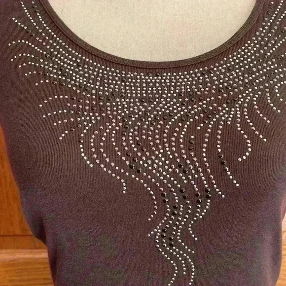 Express Vintage y2k pop star tank top Embellished - Picture 2 of 6